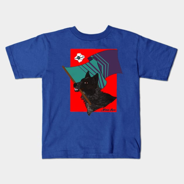 NEBULA_rose Clan Mascot! Kids T-Shirt by triotdesigns